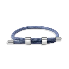 Adjustable Double Loop Rope Bracelet