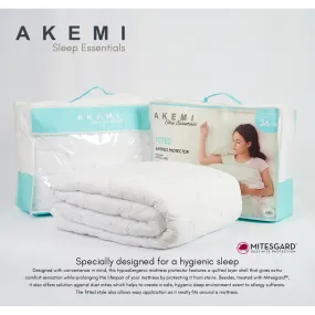 Akemi Sleep Essential Fitted Mattress Protector Double