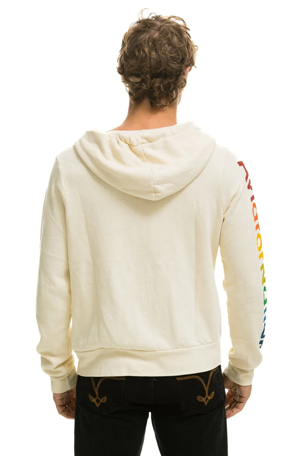 AVIATOR NATION ASPEN HOODIE - VINTAGE WHITE
