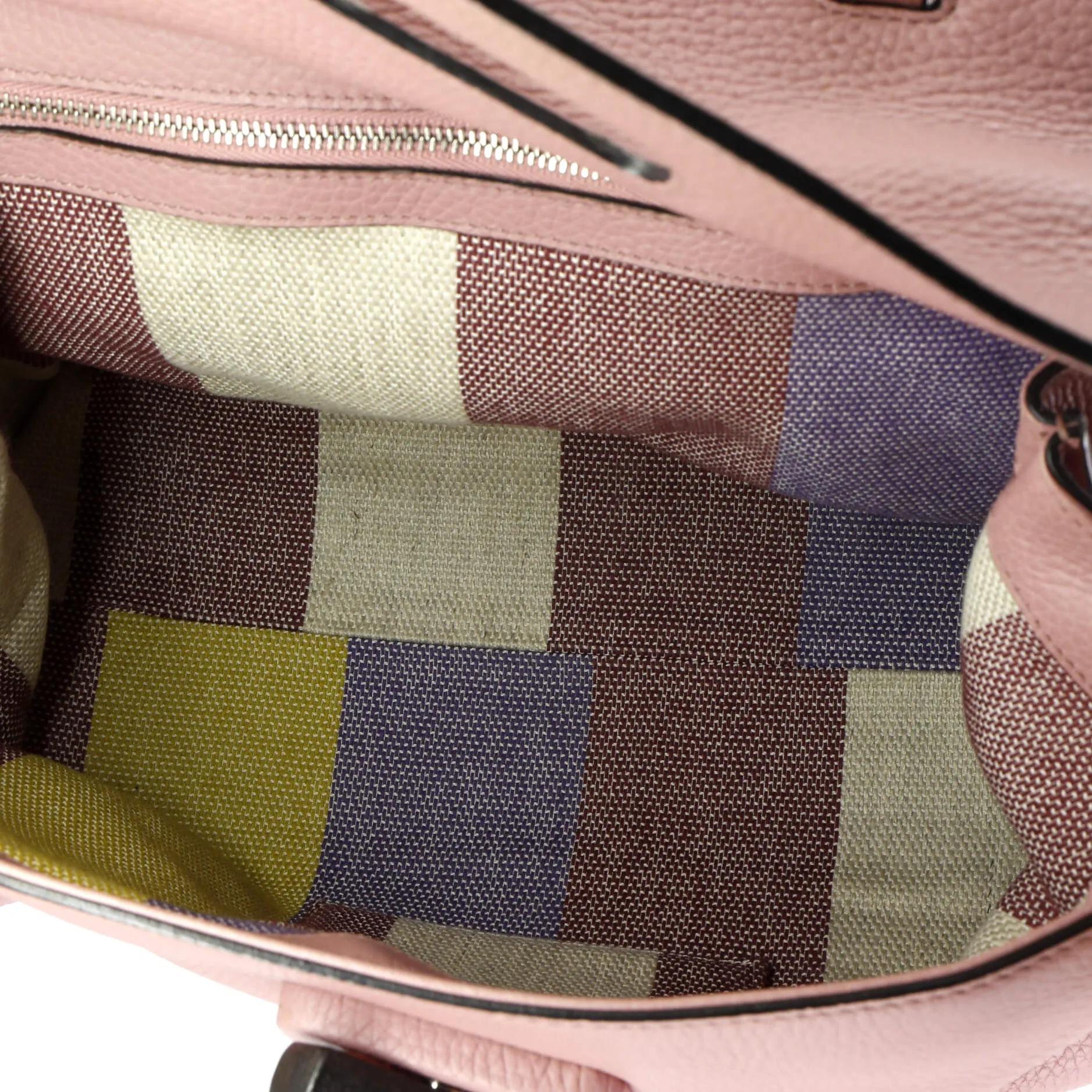 Bamboo Daily Top Handle Bag Leather Medium