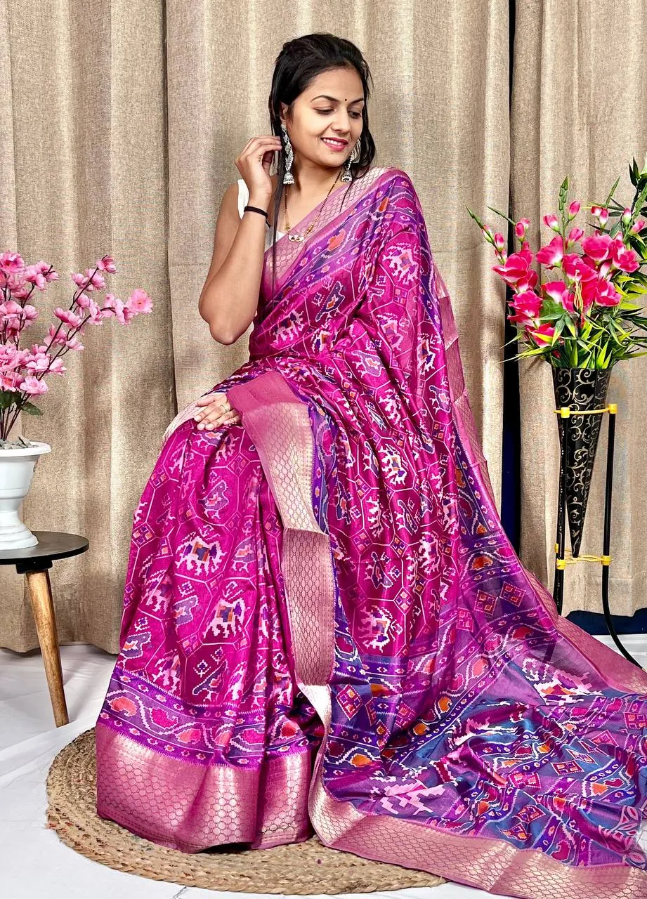 Beautiful Designer Daily Wear Soft Dola Silk Slub Saree