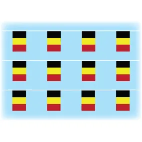 Belgium Flag Waterproof Bunting
