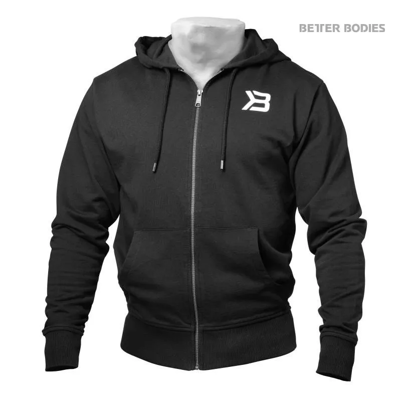 Better Bodies Jersey Hoodie - Black