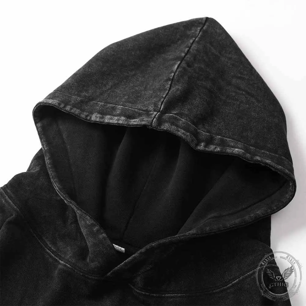 By The Time A Man Realizes Vintage Washed Hoodie