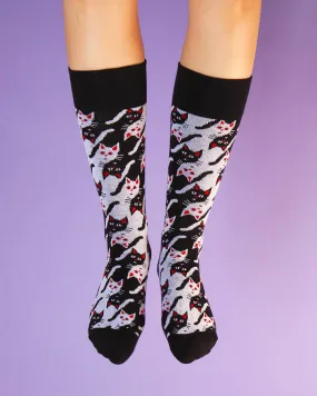 Cat Power | Women's USA Made Socks