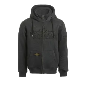 Choppers por Vida Zip Hoody - Grey Melange