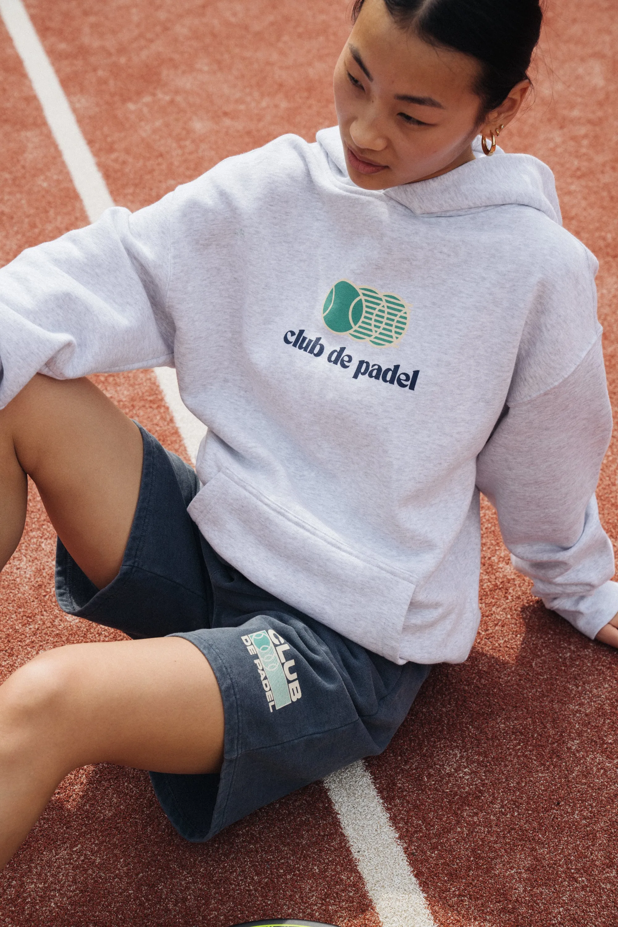Club de Padel 'Vibora' Hoodie - Ash Grey