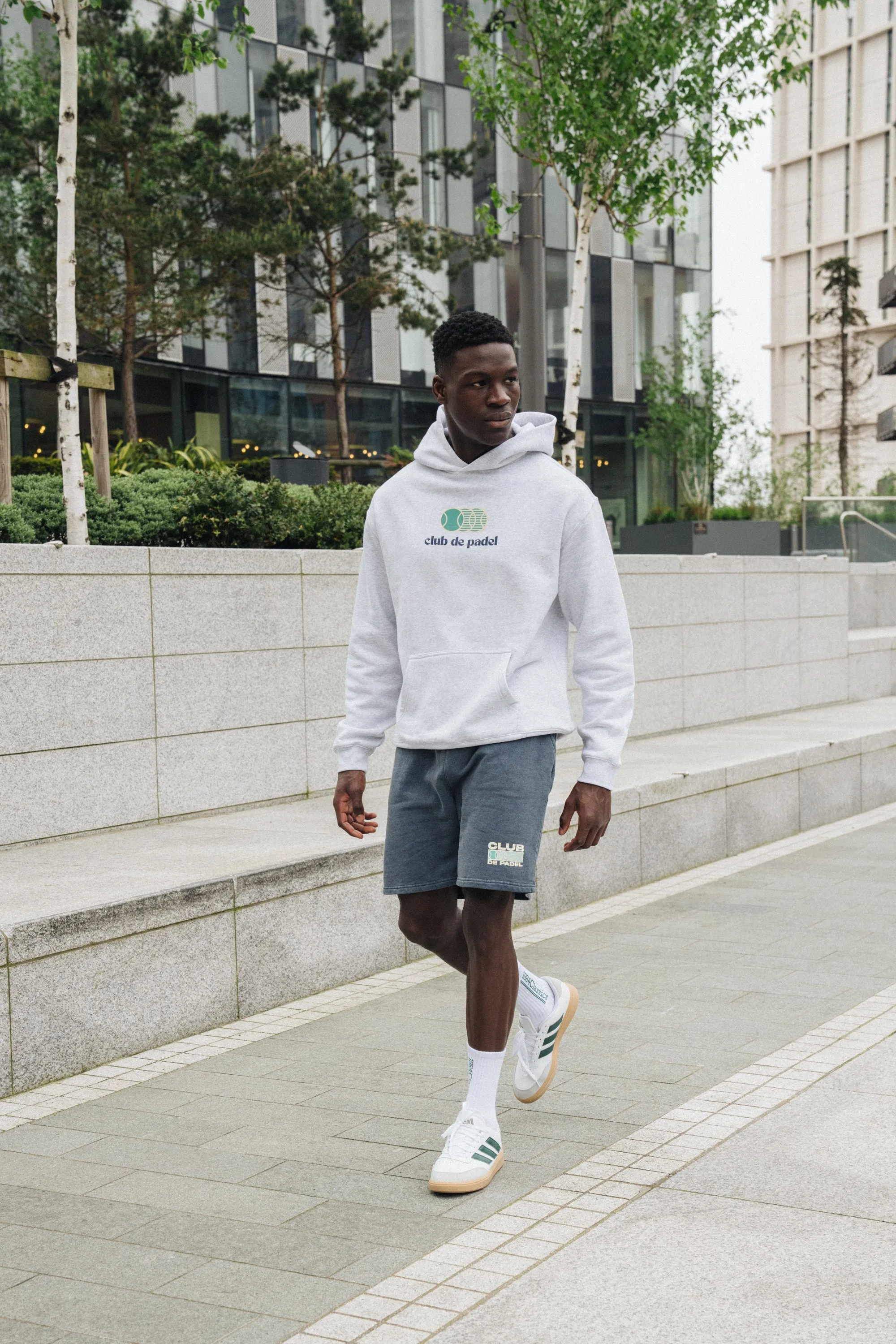 Club de Padel 'Vibora' Hoodie - Ash Grey