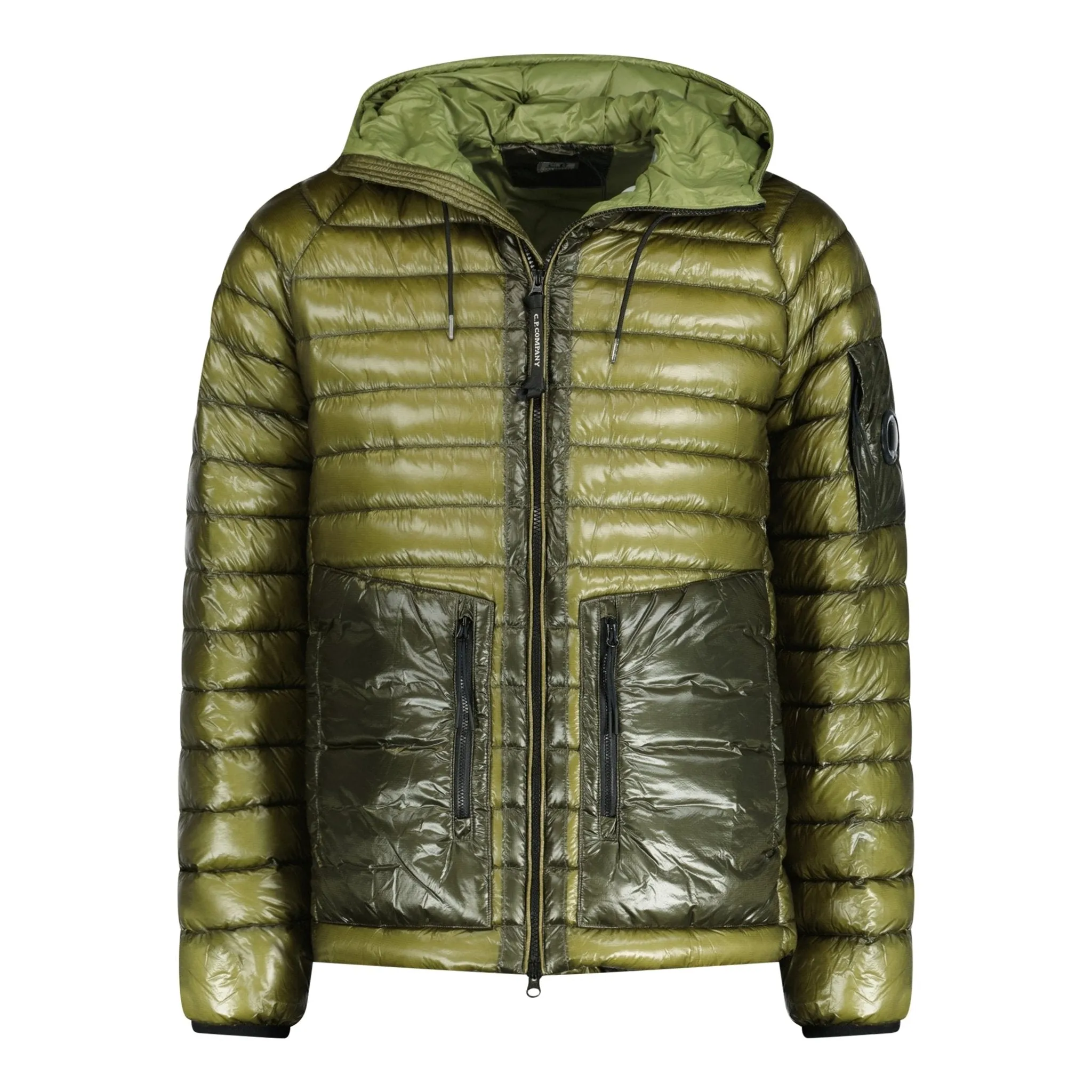 CP COMPANY D.D. Hooded Shell Down Jacket Martini Green