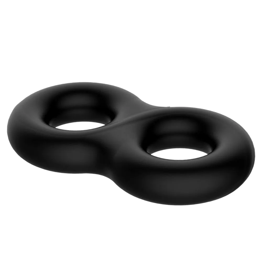 Crazy Bull Figure 8 Double Cock Ring