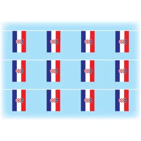 Croatia Flag Waterproof Bunting