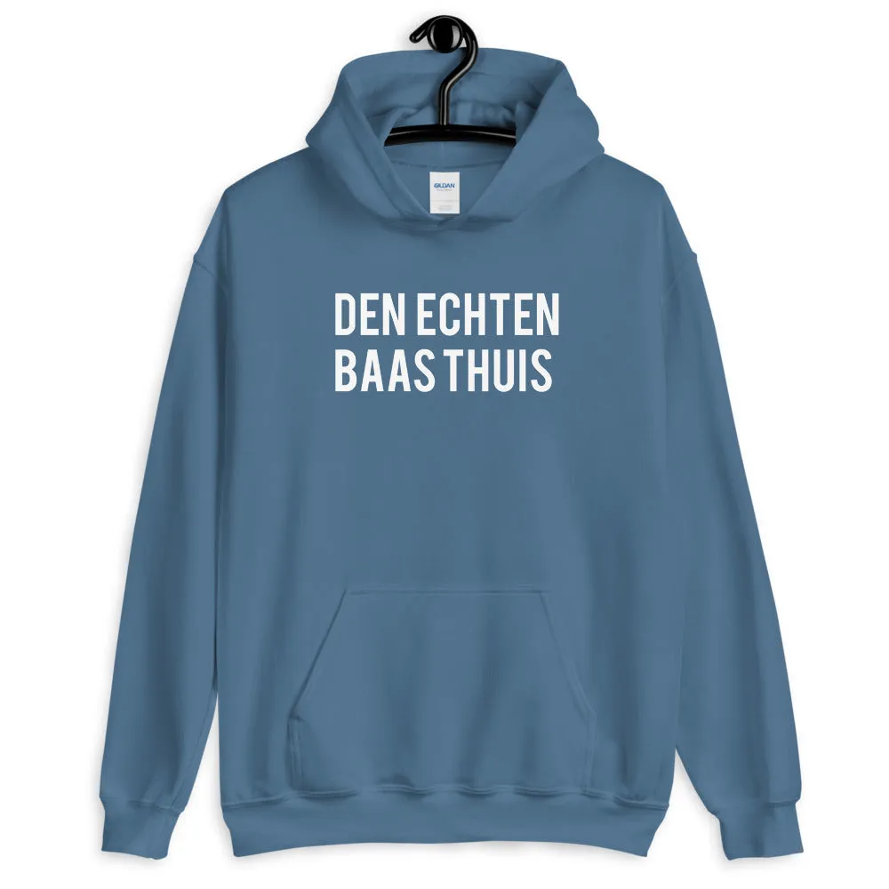 Den Echten Baas thuis Hoodie