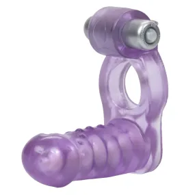 Double Diver Dual Penetration Vibrating Cock Ring