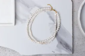 Double pearls on my neck n.2