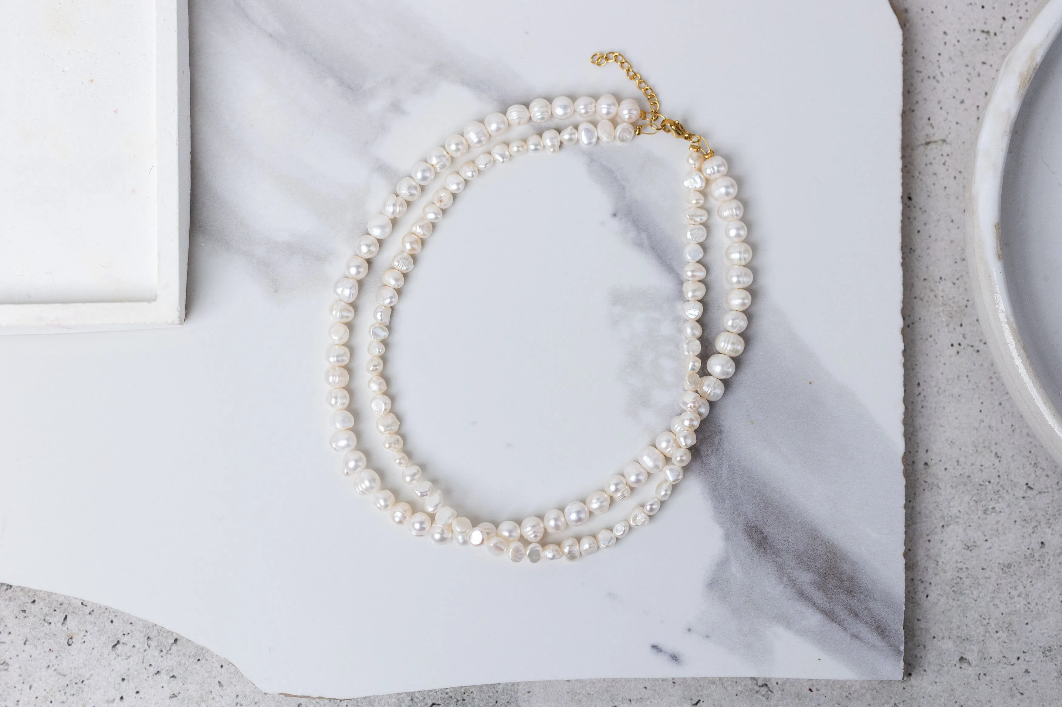 Double pearls on my neck n.2