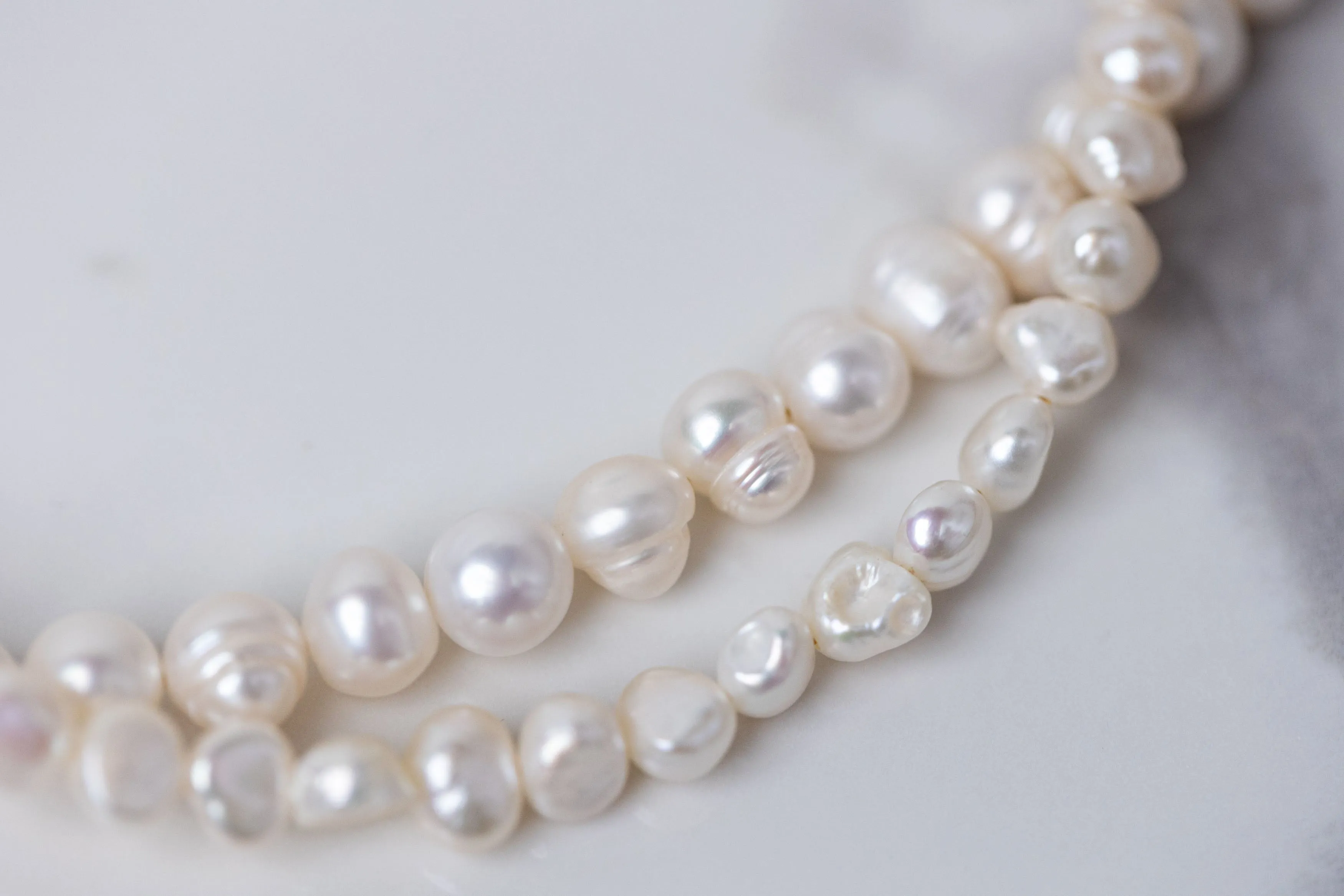 Double pearls on my neck n.2
