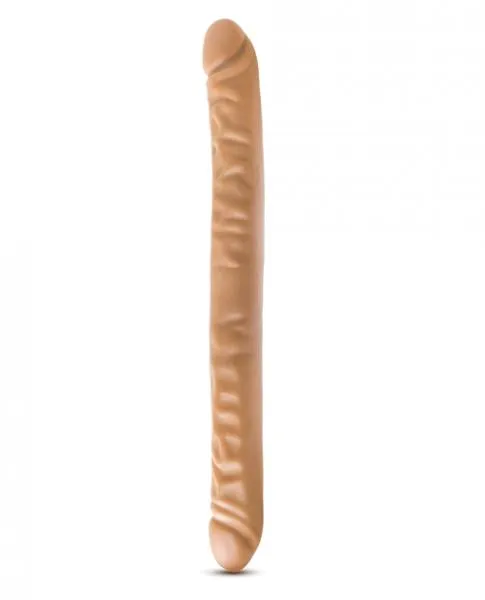Dr Skin 18 inches Double Dildo Mocha Tan