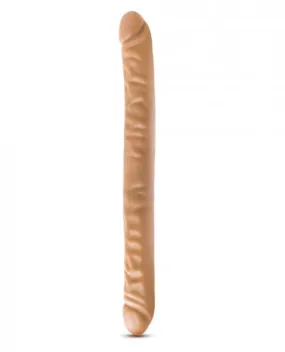 Dr Skin 18 inches Double Dildo Mocha Tan