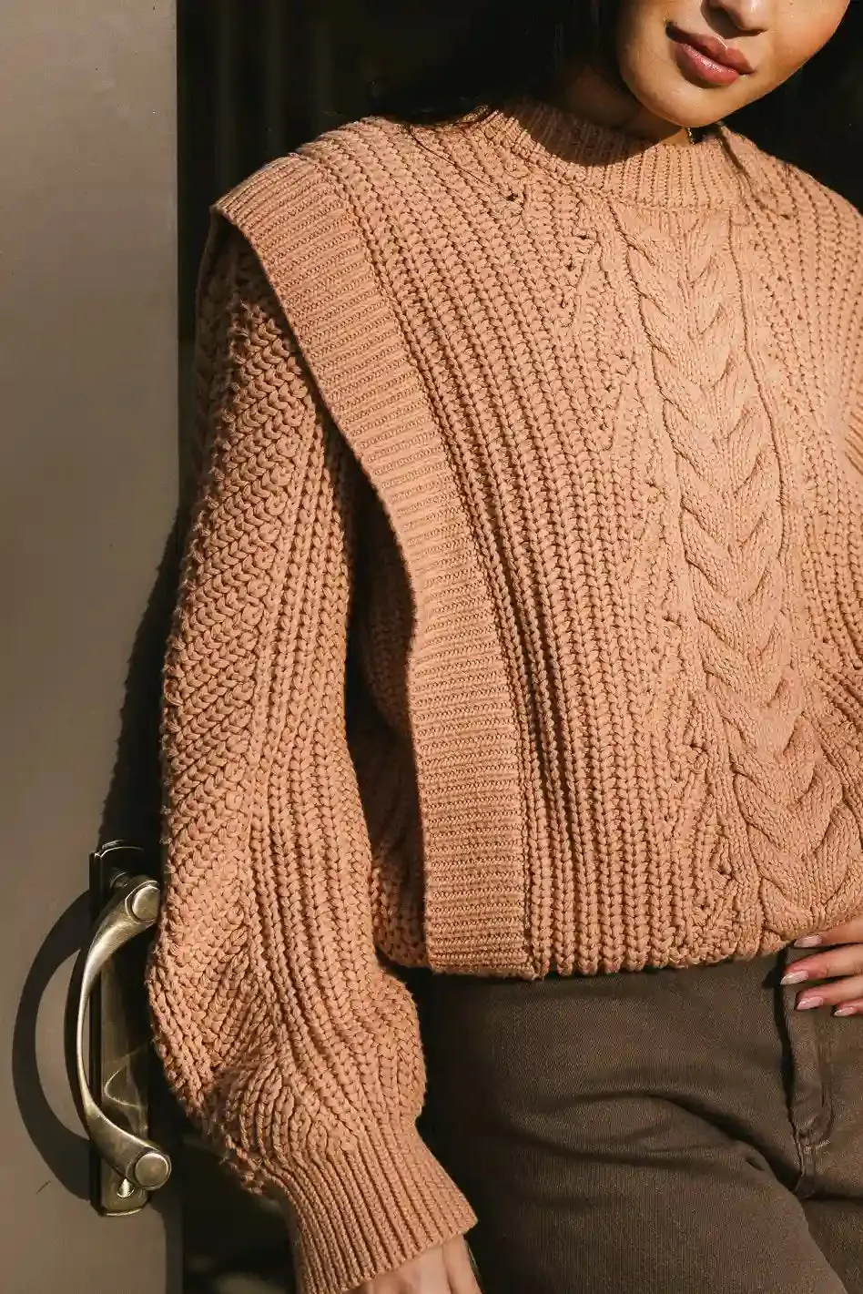 Dream Knit Sweater in Blush