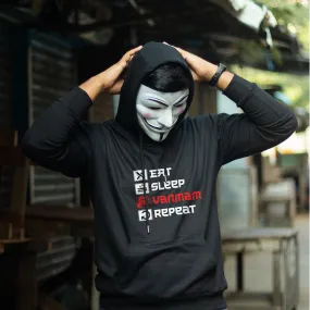 SVK Official Hoodie with Eat Sleep Vanmam Repeat Design