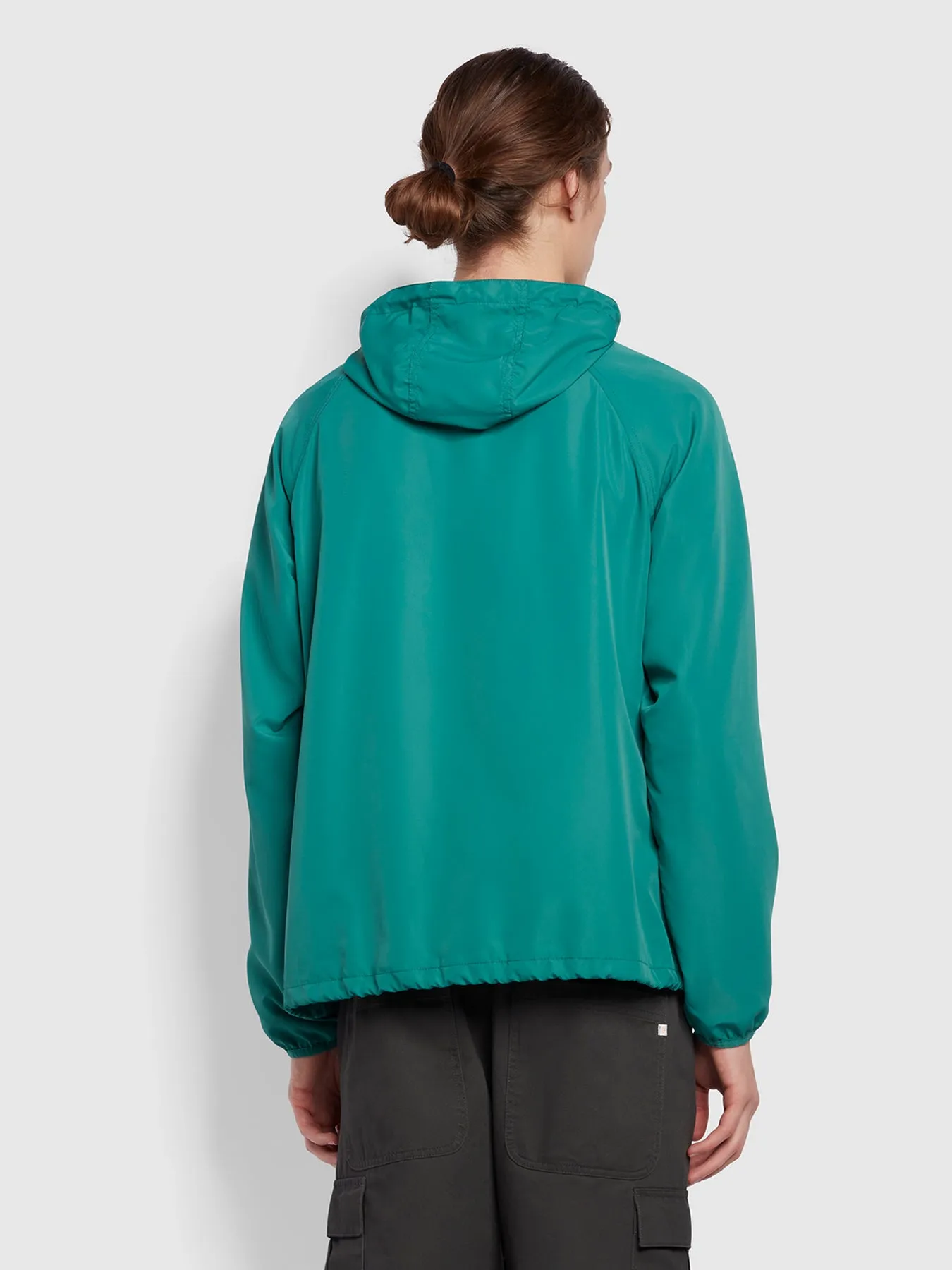 Glen Regular Fit Overhead Jacket In Mallard Green Farah GWQ