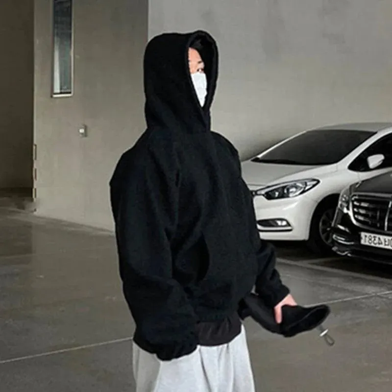 GS No. 85 Tweed Loose Hoodie