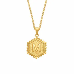 Halo Initial Necklace