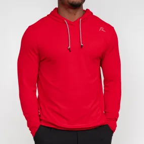 Hesi Performance Hoodie | Solid - Scarlet Red - Black