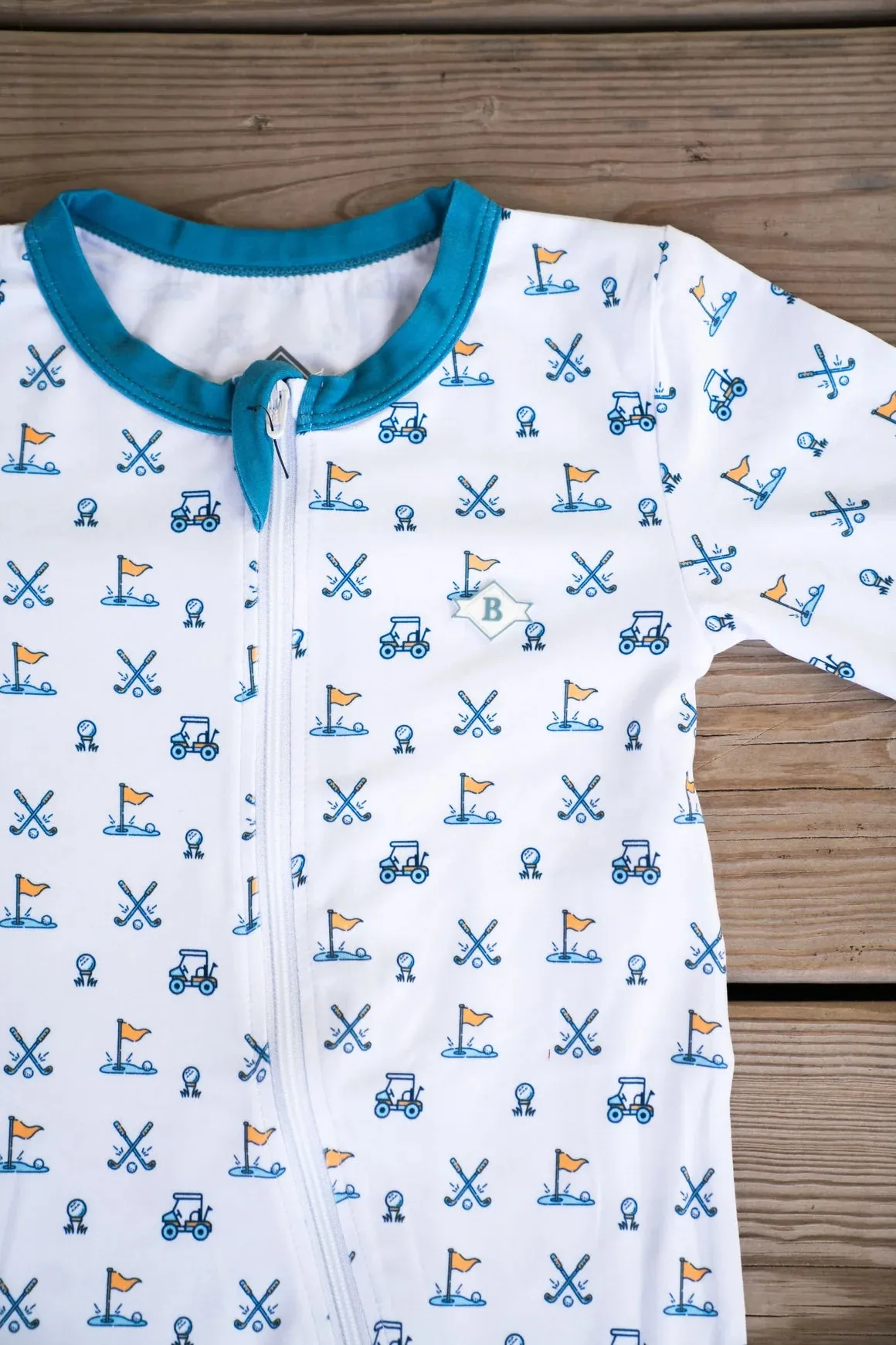 Hole-in-One Baby Zip Up
