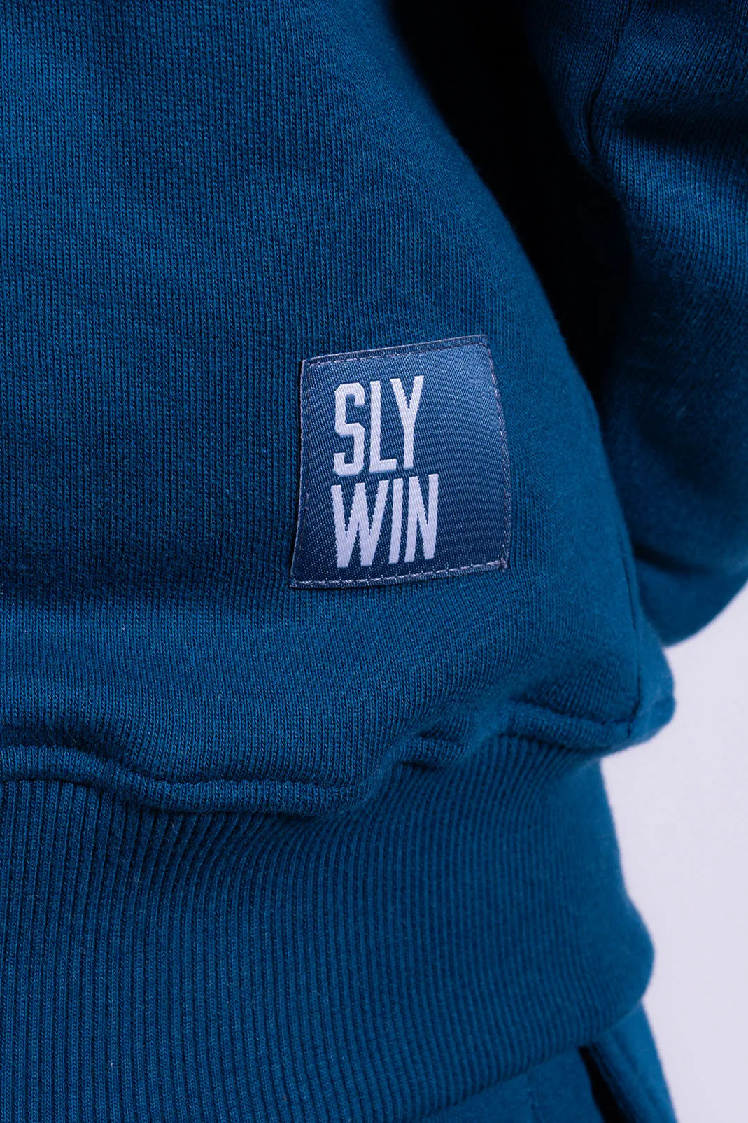 Hoodie BASICS Blue Opal
