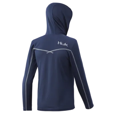 HUK YOUTH IKON X HOODIE SARGRASSO SEA