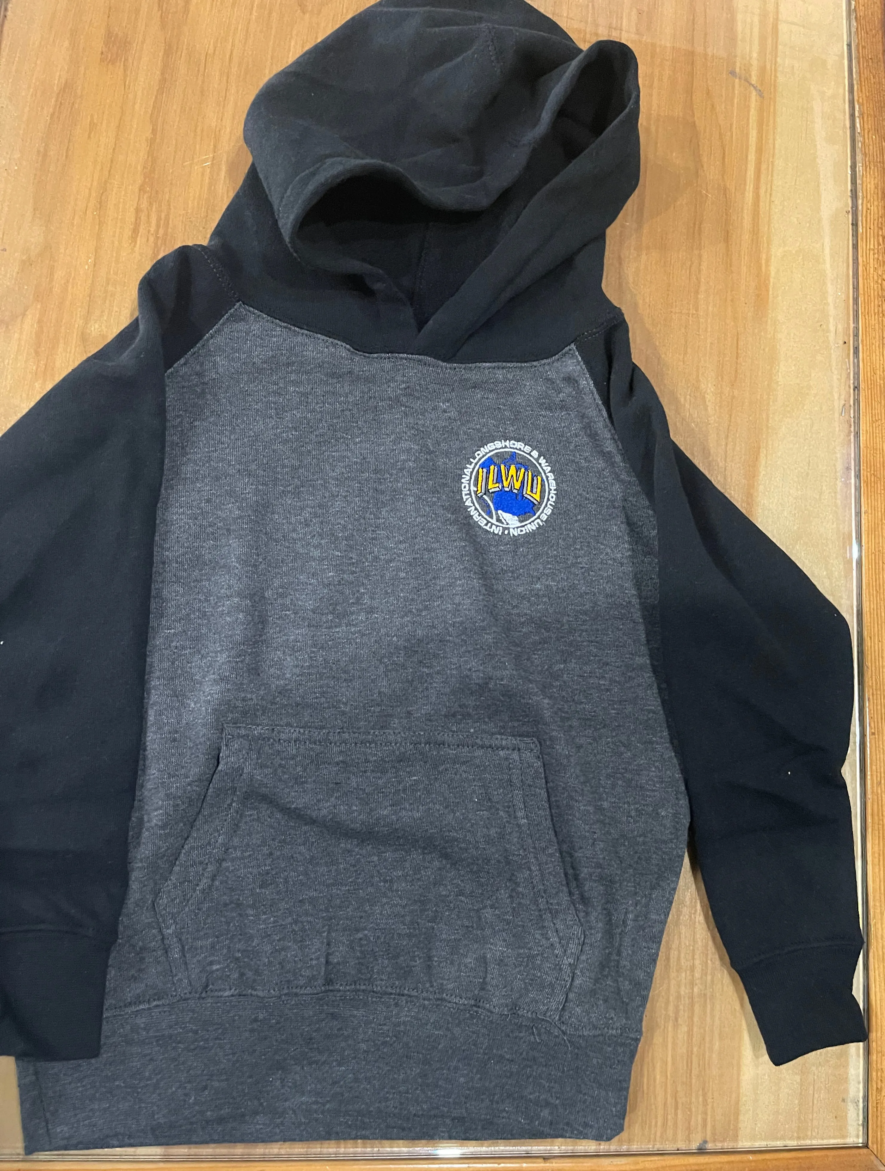 ILWU 21 Toddler Raglan Hoodies