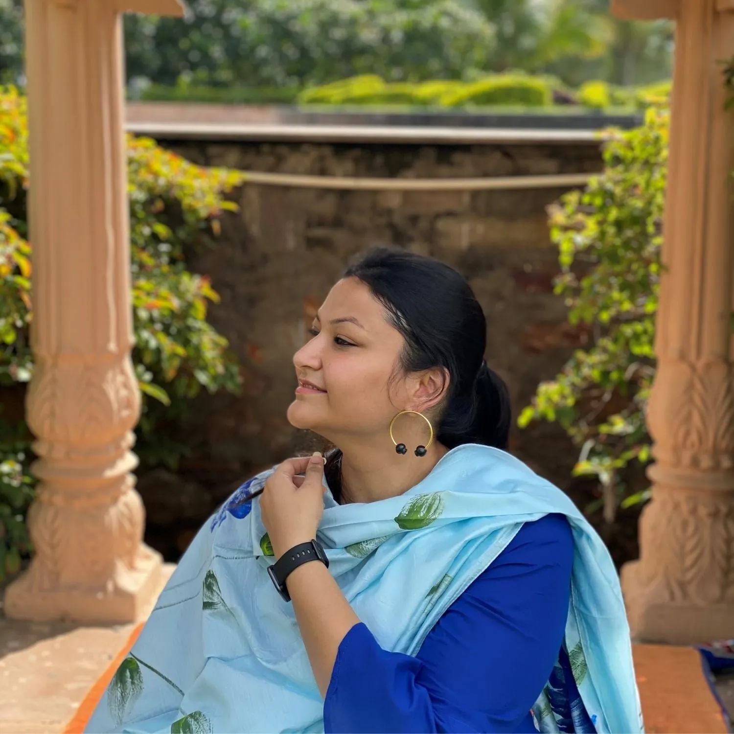 Kalash Earring | Hoop-Style | 22kt Gold Plated | Hand-Crafted | Everyday Wear