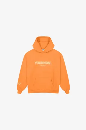KIDS SMILEY HOODIE | ORANGE