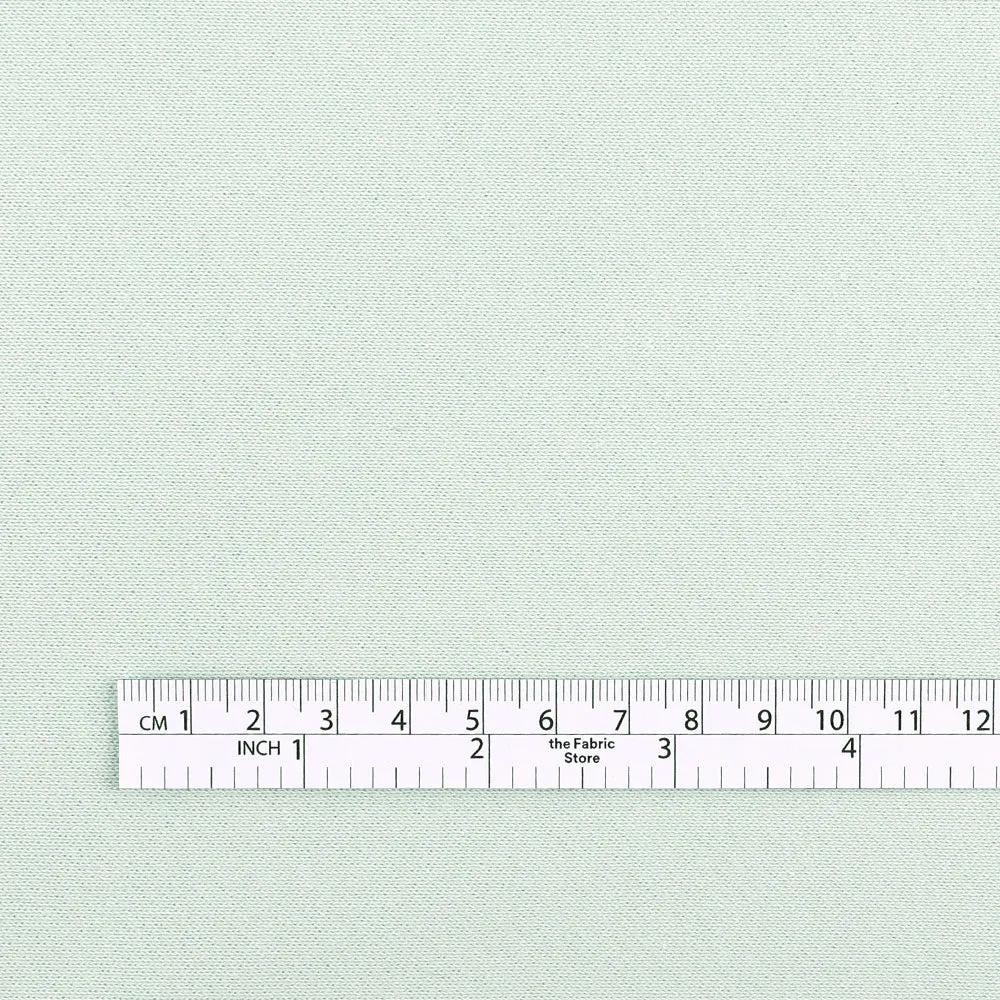 Loopback Cotton Sweatshirting - Mint Ice