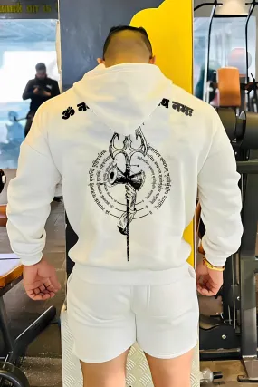 Lord SHIVA Immortal HOODIE (OFF WHITE)