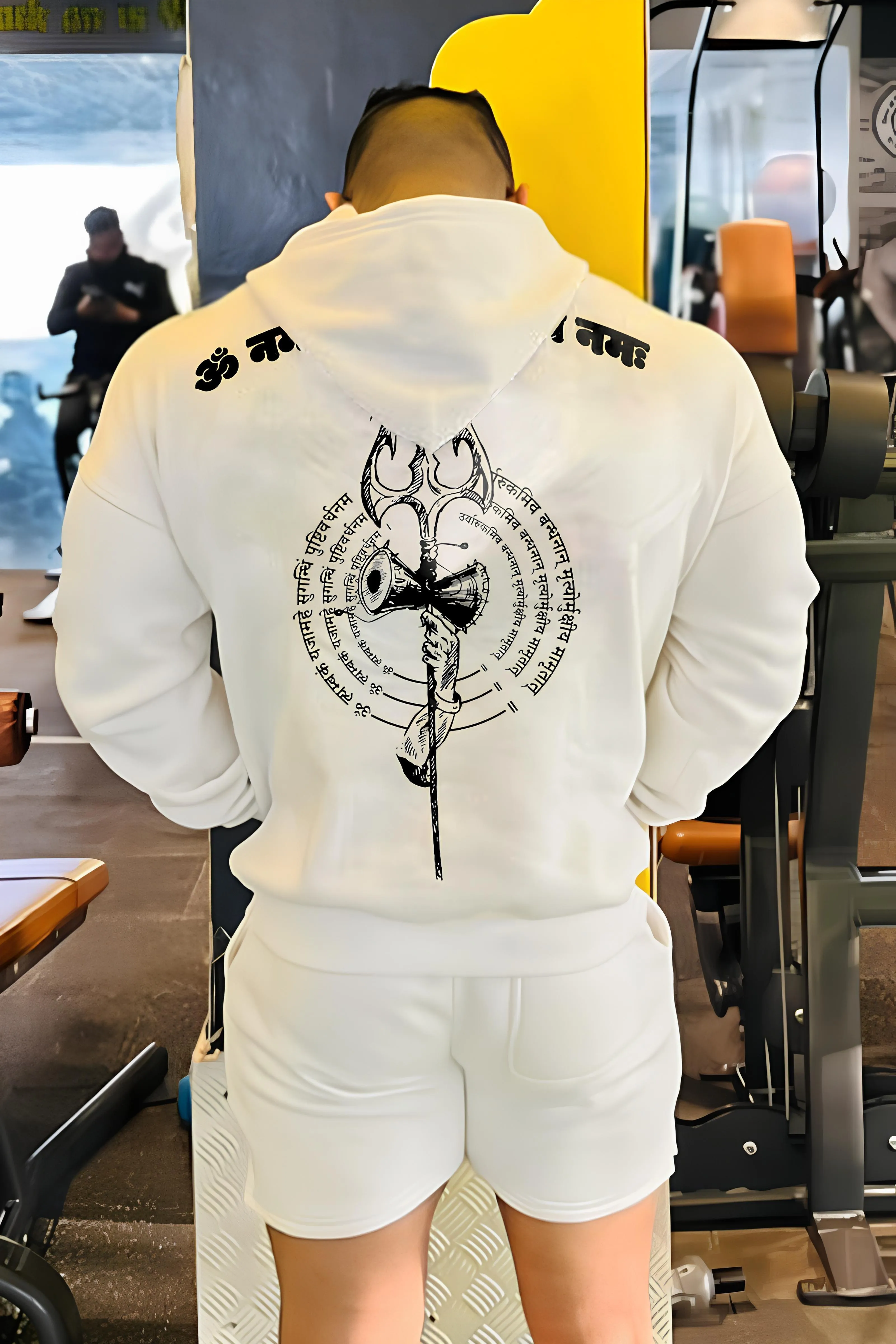Lord SHIVA Immortal HOODIE (OFF WHITE)