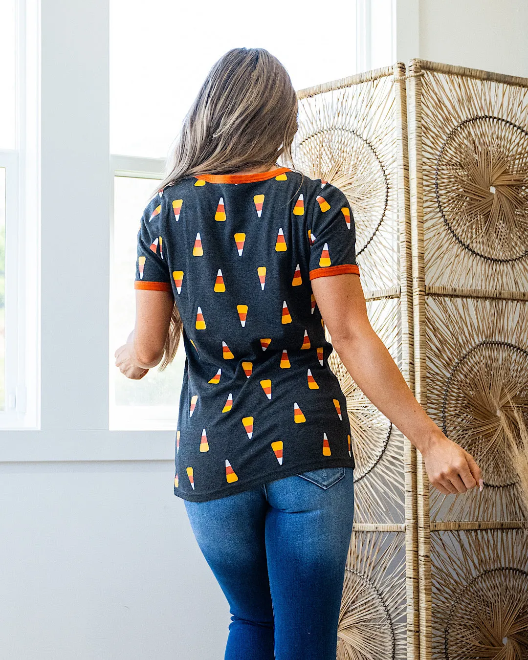 NEW! Ampersand Ave Candy Corn Cutie Tee