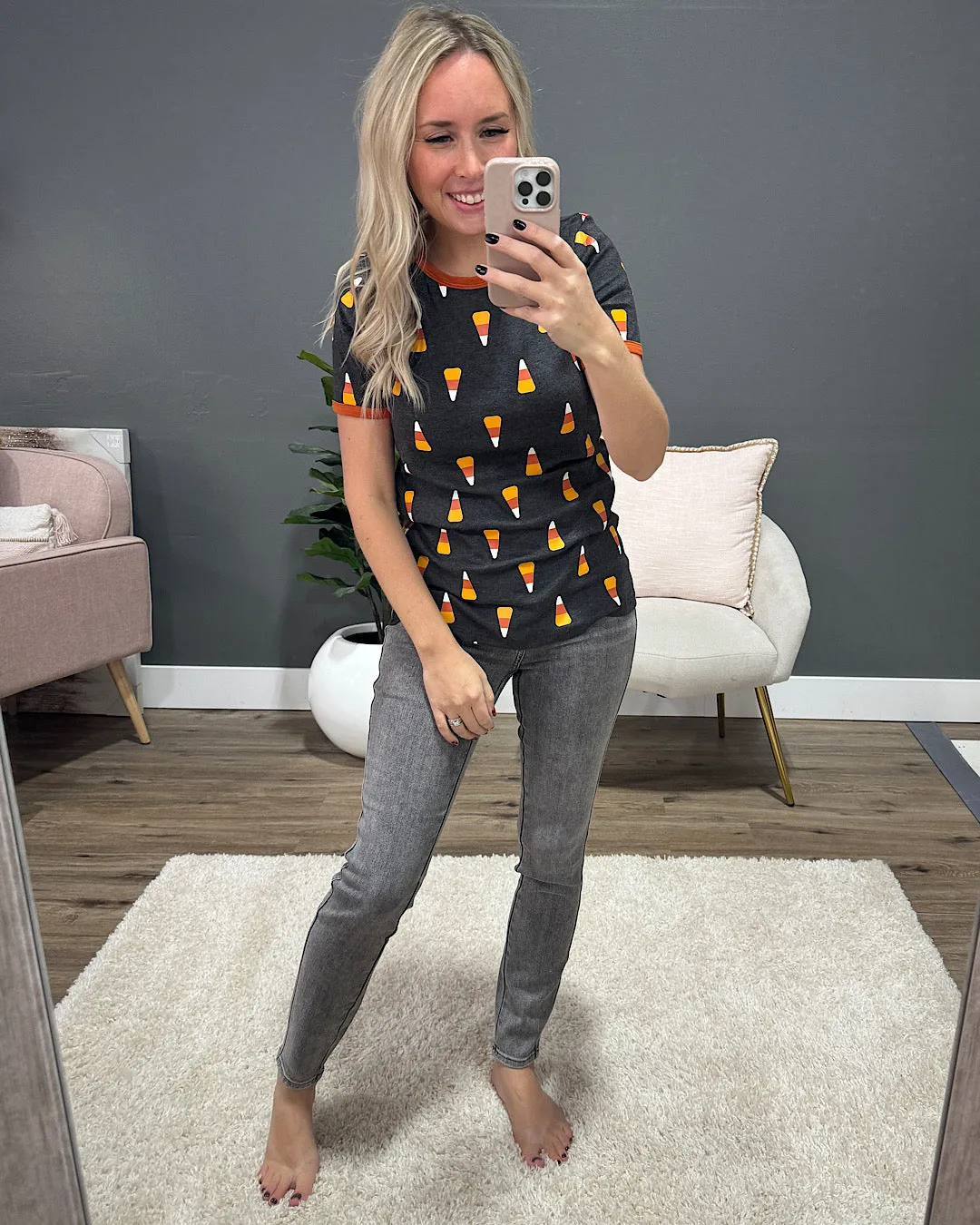 NEW! Ampersand Ave Candy Corn Cutie Tee