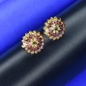 One Gram Gold Daily Wear Kammalu Earrings