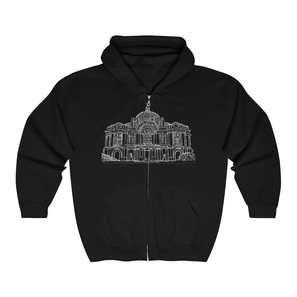 Palacio de Bellas Artes - Unisex Heavy Blend™ Full Zip Hooded Sweatshirt