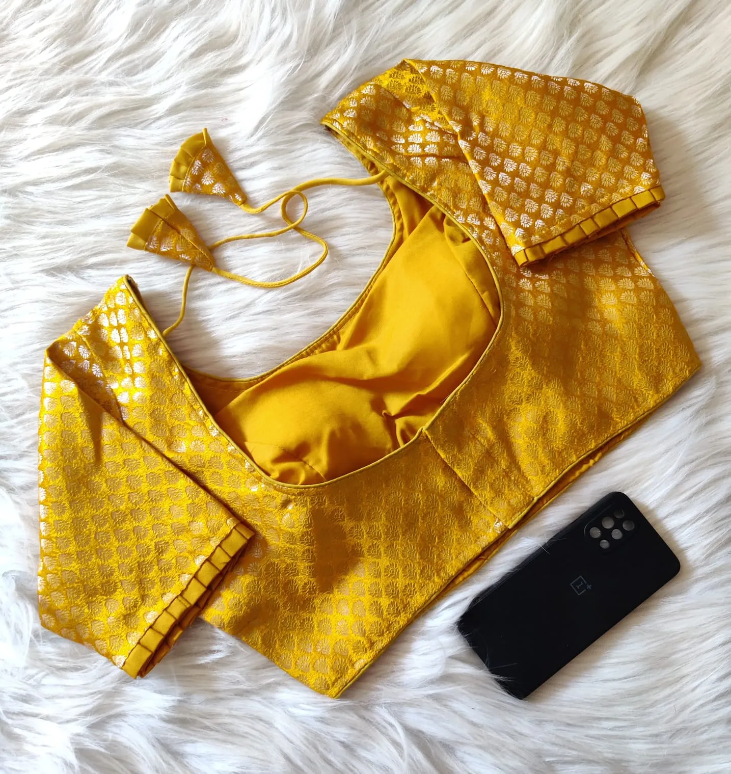 PARTY WEAR KHATAN BANARASI BLOUSE