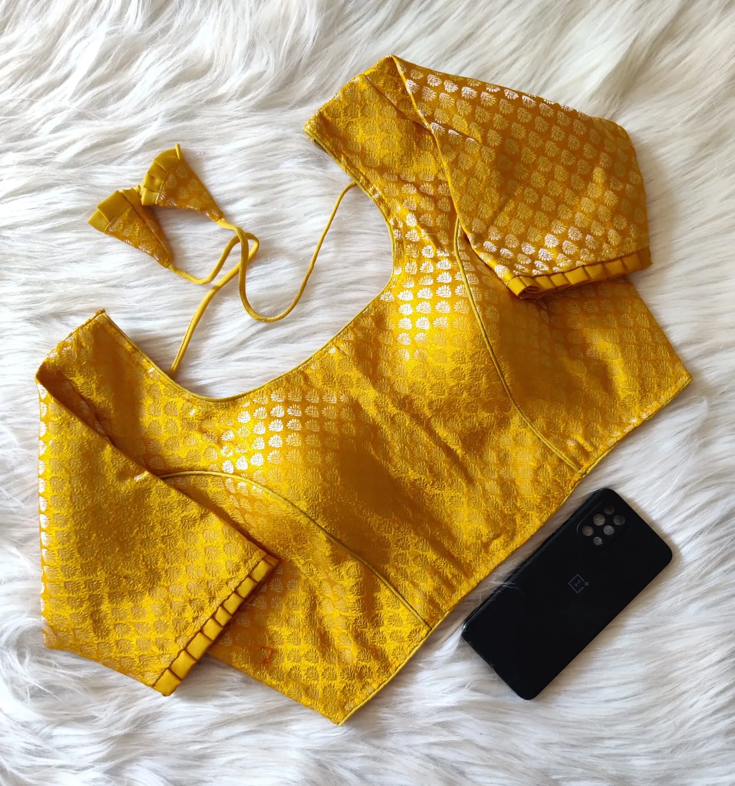 PARTY WEAR KHATAN BANARASI BLOUSE