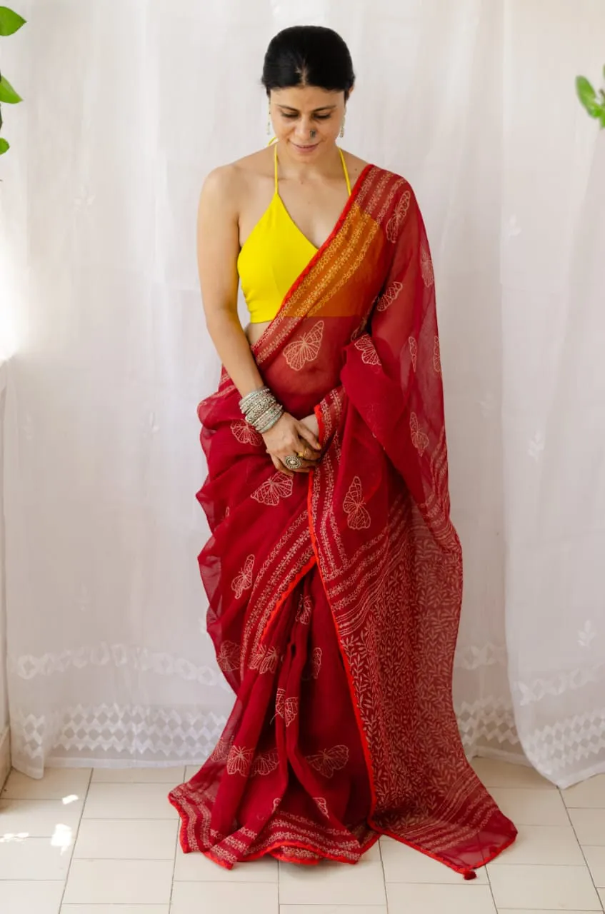 Party Wear Kota Doriya Saree