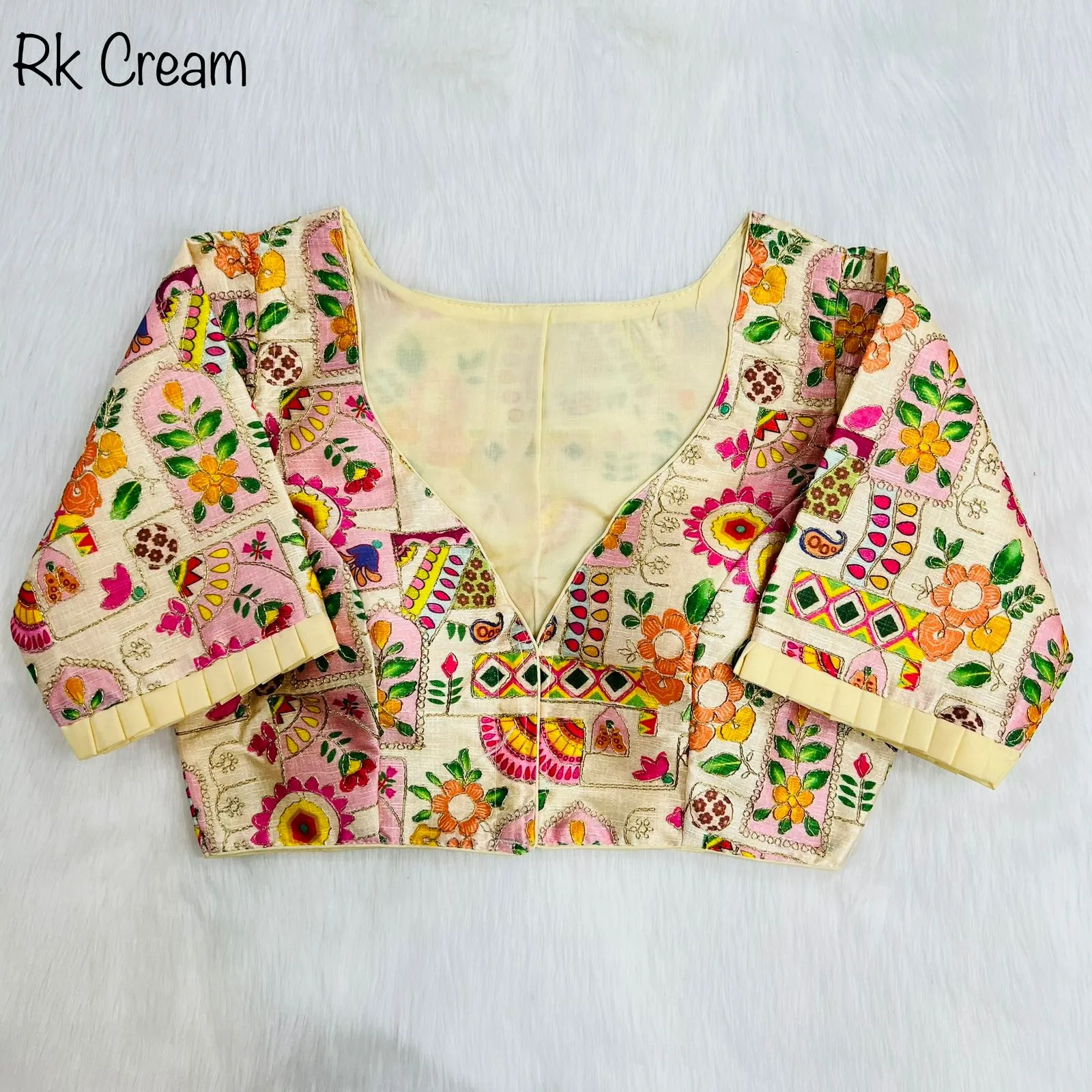 Party Wear Position Print Desginer Blouse