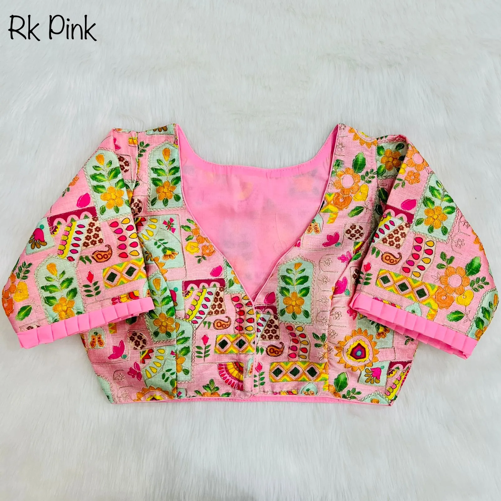 Party Wear Position Print Desginer Blouse