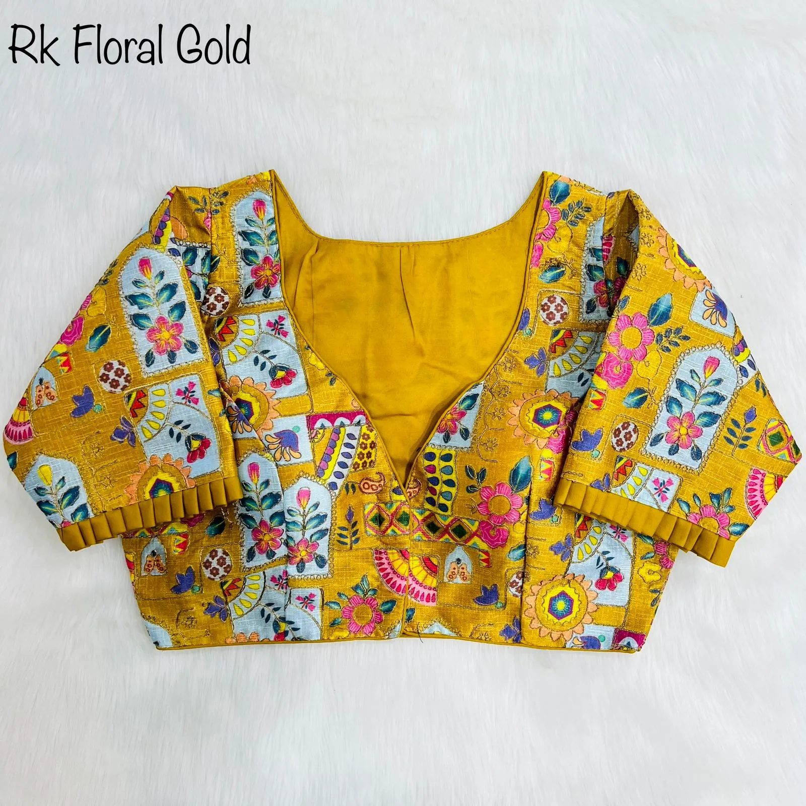 Party Wear Position Print Desginer Blouse