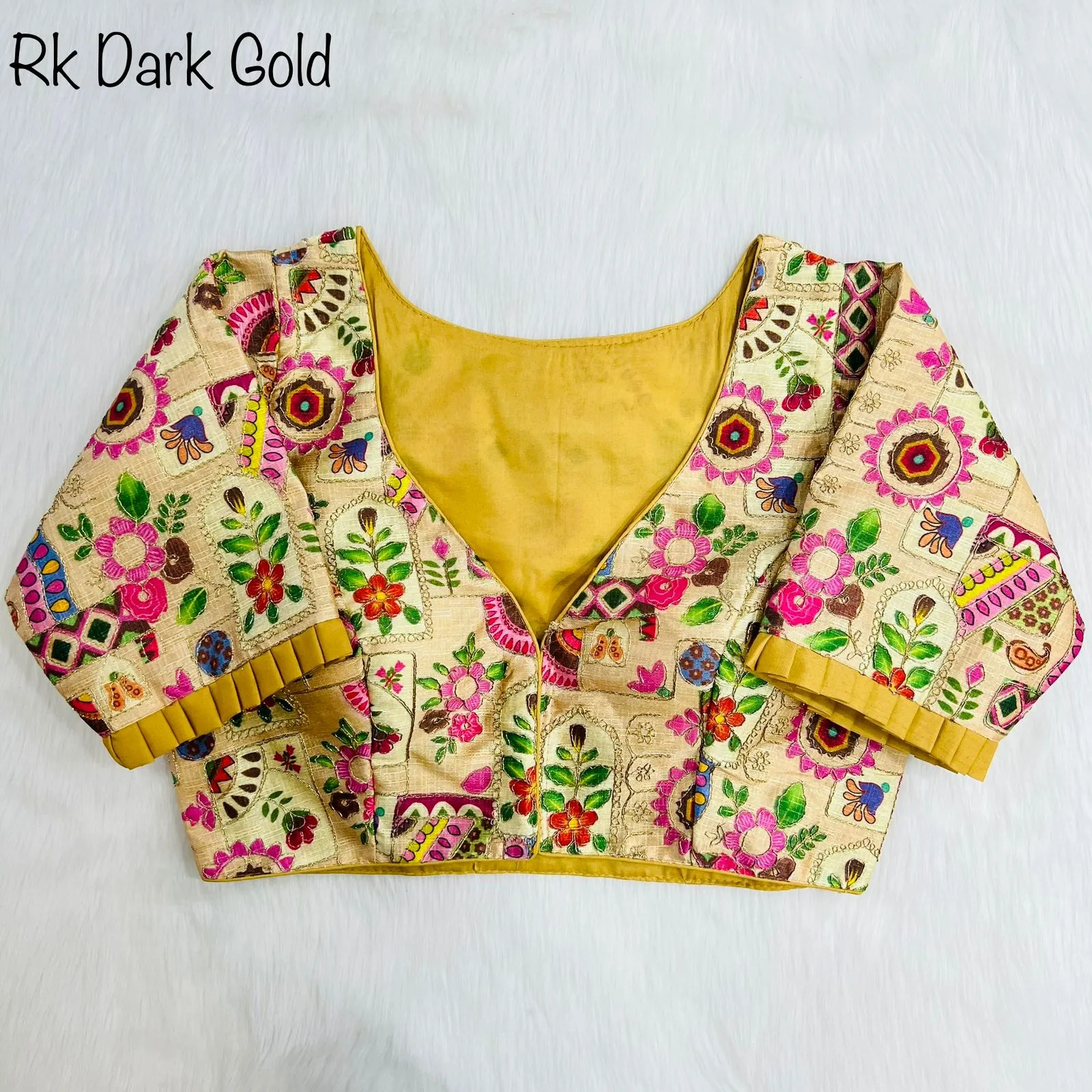 Party Wear Position Print Desginer Blouse