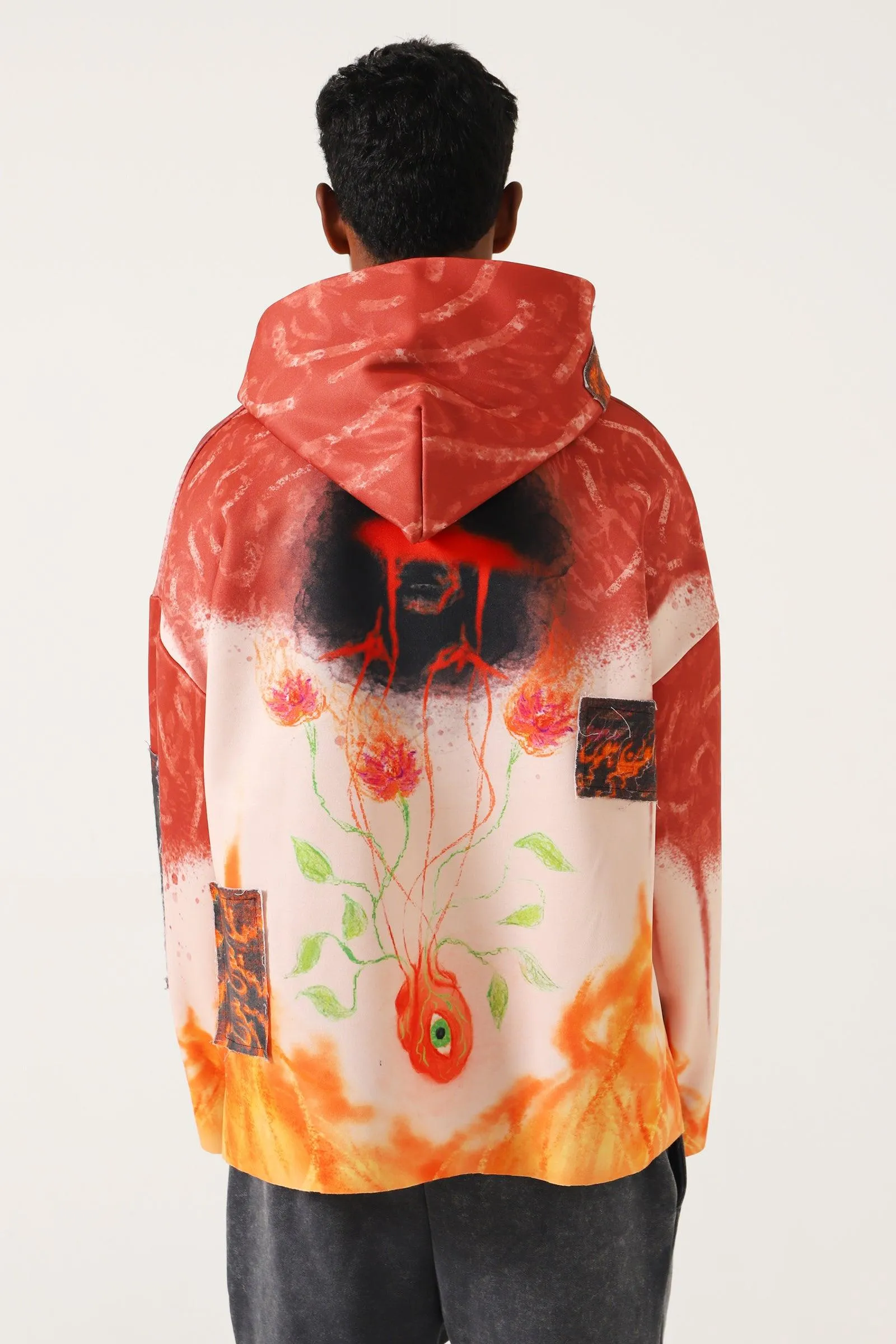 "THIS IS LIFE" ABSTRACT HOODIE