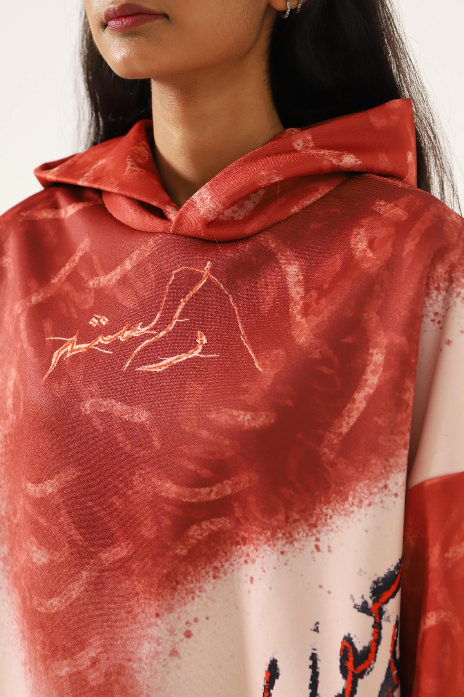 "THIS IS LIFE" ABSTRACT HOODIE